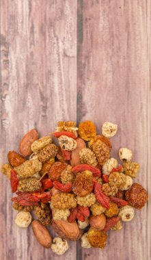 Mix süper yiyecek kurutulmuş