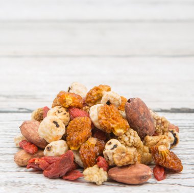 Mix süper yiyecek kurutulmuş