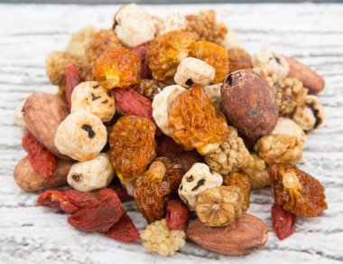 Mix süper yiyecek kurutulmuş