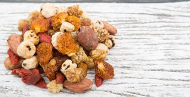 Mix süper yiyecek kurutulmuş