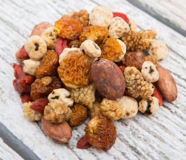 Mix süper yiyecek kurutulmuş