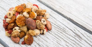 Mix süper yiyecek kurutulmuş