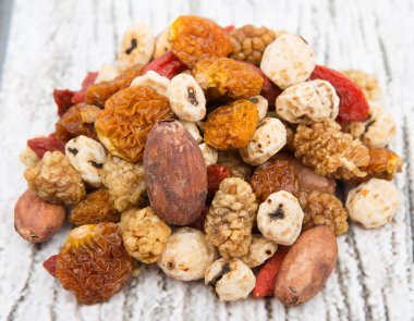 Mix süper yiyecek kurutulmuş