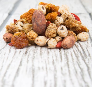 Mix süper yiyecek kurutulmuş