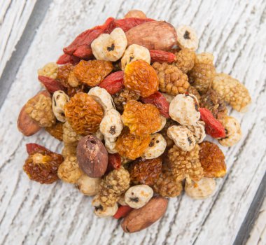 Mix süper yiyecek kurutulmuş