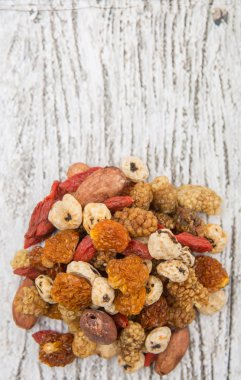 Mix süper yiyecek kurutulmuş