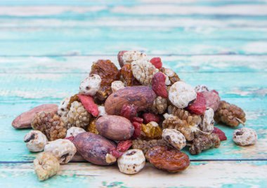 Mix süper yiyecek kurutulmuş