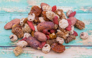 Mix süper yiyecek kurutulmuş