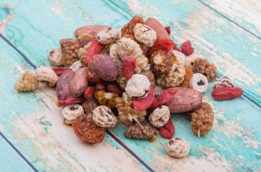 Mix süper yiyecek kurutulmuş