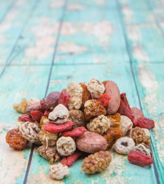 Mix süper yiyecek kurutulmuş