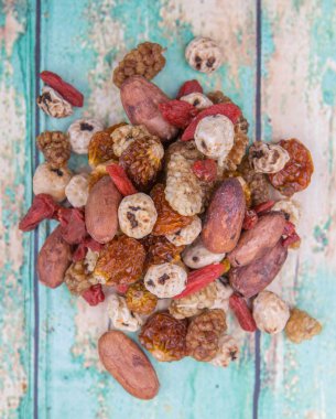 Mix süper yiyecek kurutulmuş