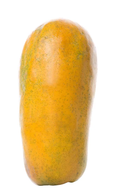 Papaya Vruchten Witte Achtergrond — Stockfoto