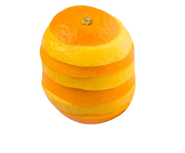 Pomarańczowy i cytrynowy owoce plastry — Zdjęcie stockowe