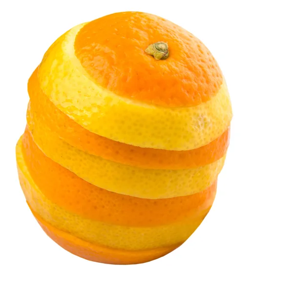 오렌지와 레몬 조각 과일 — 스톡 사진