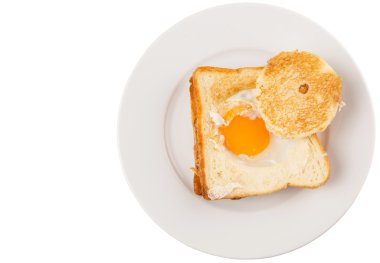 sepet ekmek tost yumurta