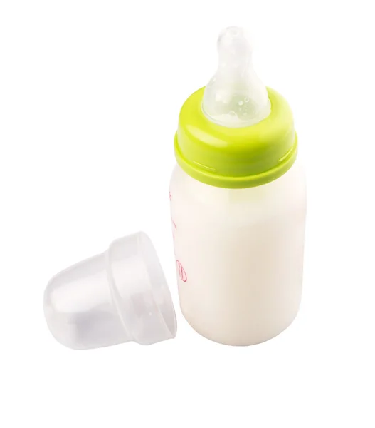 一瓶婴儿的配方奶粉 — 图库照片