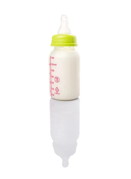 Uma garrafa de fórmula do bebê — Fotografia de Stock