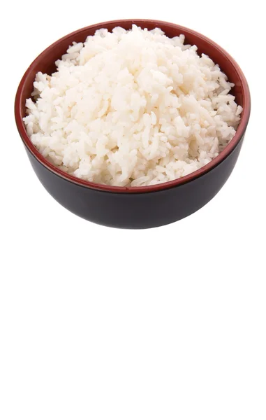 Un tazón de arroz cocido — Foto de Stock