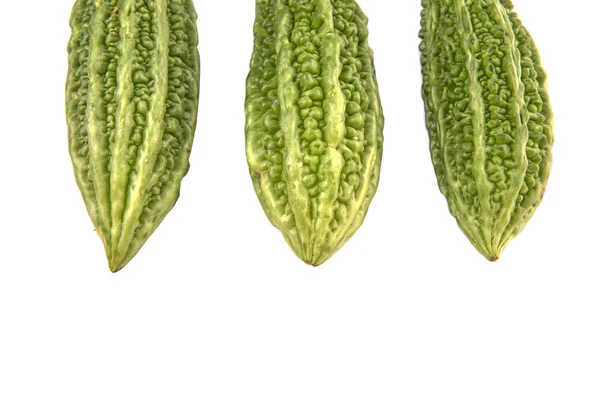 Hořká Tykev Zeleninová Nad Bílým Pozadím — Stock fotografie