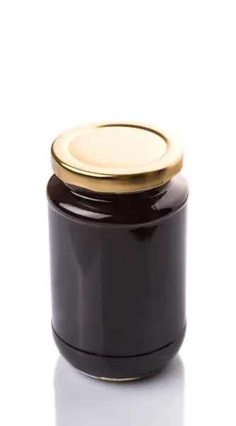 Bottled Blueberry Jam — Stock Photo, Image