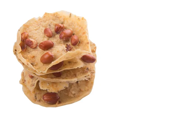 Malaysian Javanese Peanut Cracker — Stock Photo, Image
