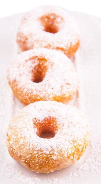 Hausgemachter Donut mit Zuckerguss — Stockfoto