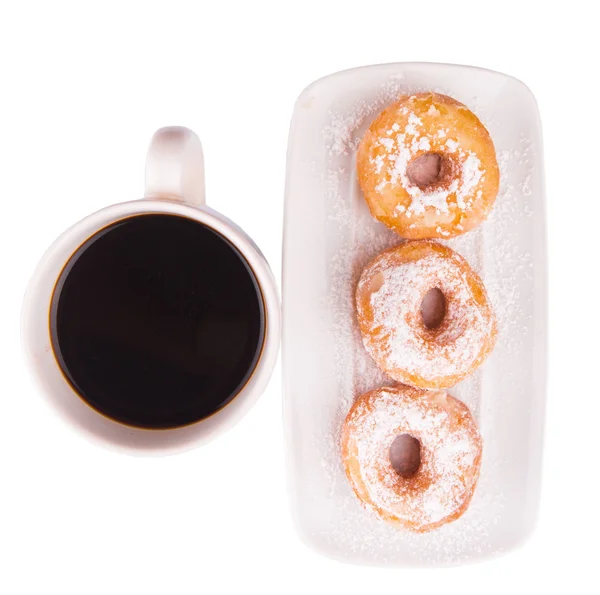 Coffee And Doughnut — Zdjęcie stockowe