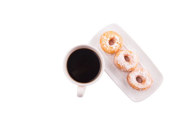 Coffee And Doughnut — Stock Photo, Image