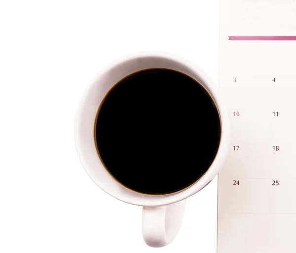 Coffee And Day Planner — Stock Photo, Image