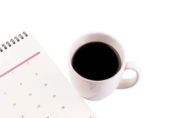 Caffè e Day Planner — Foto Stock