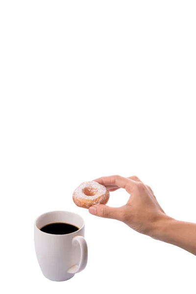 Coffee And Doughnut — Stock Photo, Image