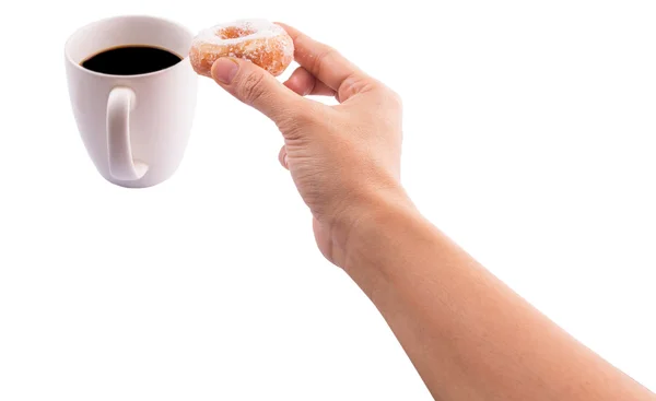 Coffee And Doughnut — Stock Photo, Image