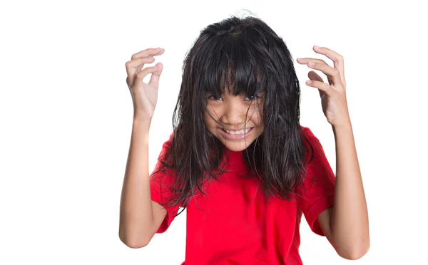 Stress Young Girl — Stock Photo, Image