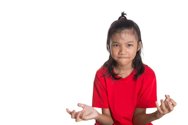 Giovane asiatico con faccia espressione — Foto Stock