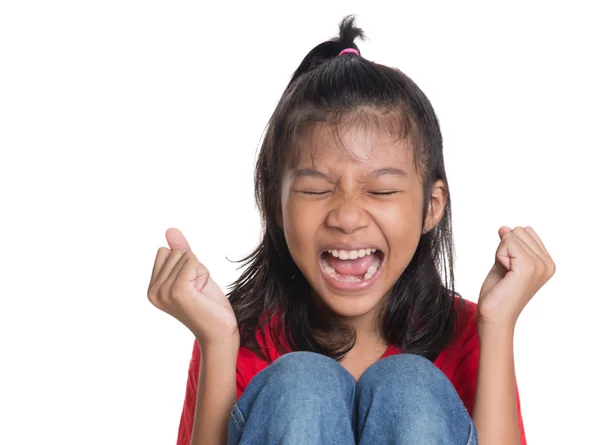 Stress Young Asian Girl — Stock Photo, Image