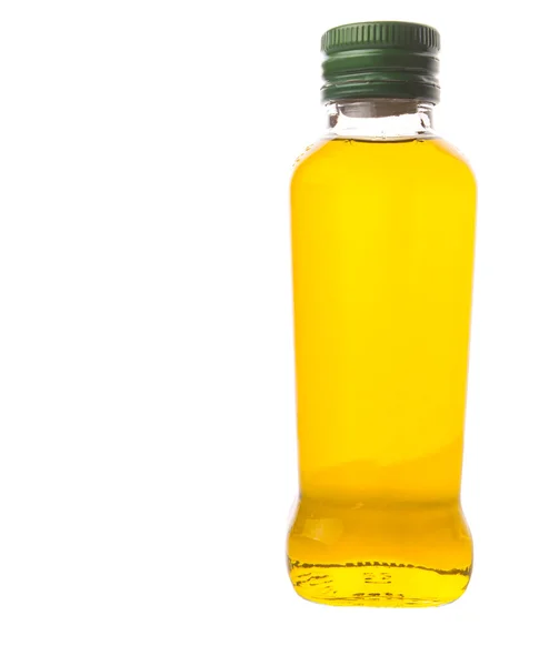 Bottle Olive Oil White Background — Stock Photo, Image