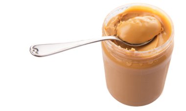 Fıstık ezmesi ile küçük kaşık