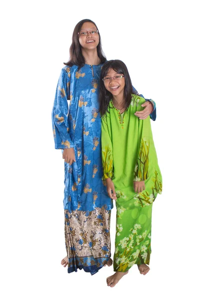 Malay Teenage Sisters — Stock Photo, Image