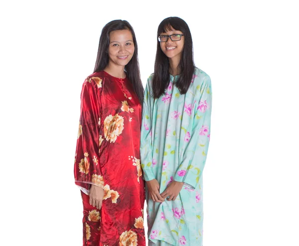 Asiatiska Malaysiska mor och dotter — Stockfoto