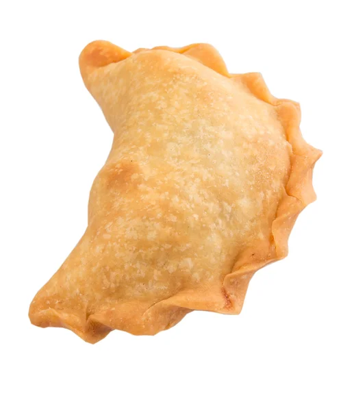 Popular Traditional Malaysian Snack Curry Puff White Background — Stock Photo, Image