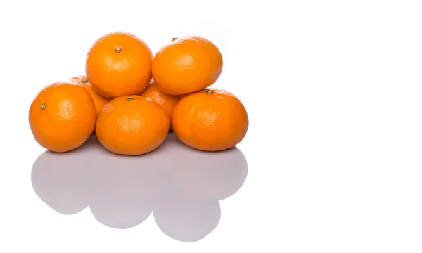 A Group Of Mandarin Orange Fruit — Stock Photo, Image