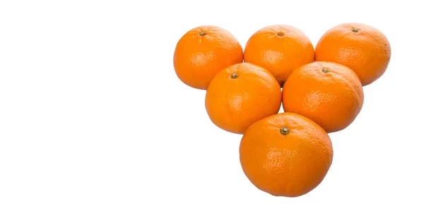 Un grupo de fruta naranja mandarina — Foto de Stock