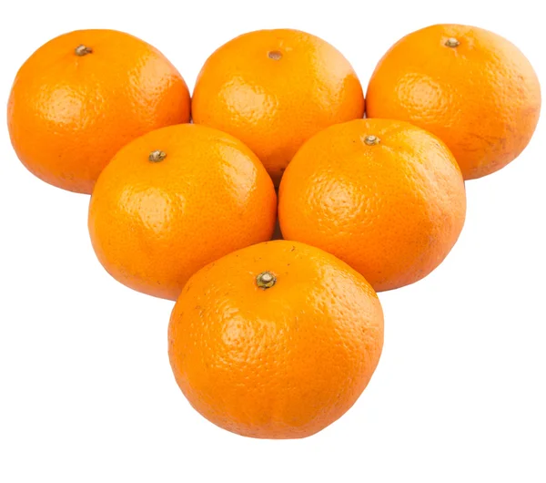 Skupina ovoce mandarinky — Stock fotografie