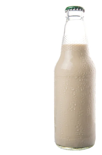 Бутылка Соевого Молока Белом Фоне — стоковое фото