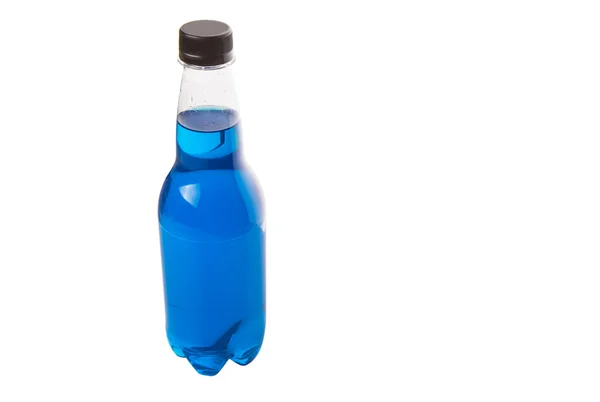 Boissons de soda de couleur bleue — Photo