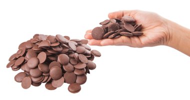 Çikolata düğmesini yukarı toplama