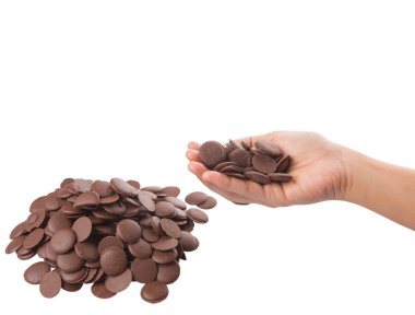 Çikolata düğmesini yukarı toplama