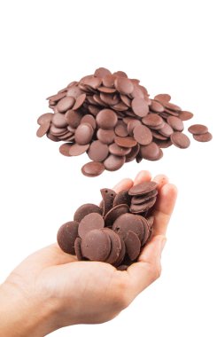 Çikolata düğmesini yukarı toplama