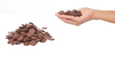 Çikolata düğmesini yukarı toplama