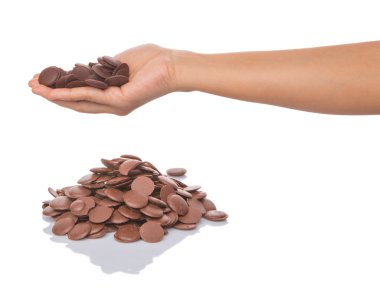 Çikolata düğmesini yukarı toplama